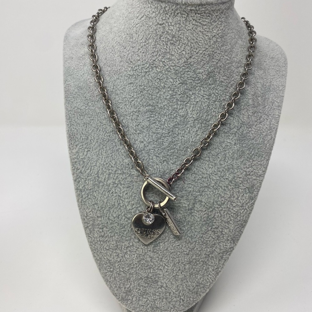 Silver Heart Pendant Necklace